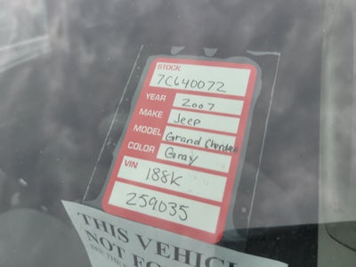 2007 Jeep Grand Cherokee Laredo
